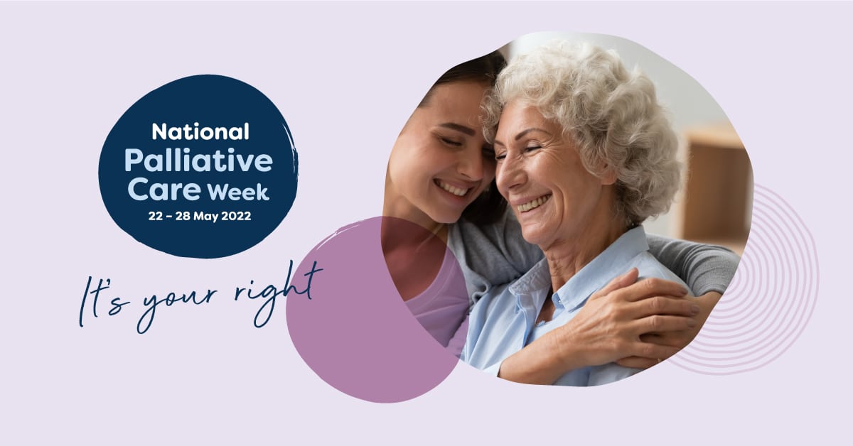 Members celebrating National Palliative Care Week in May Palliative